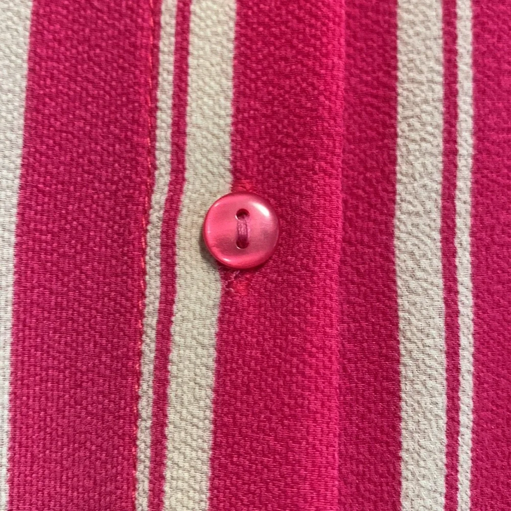 Vera moda pink and white/beige striped dress - Picture 7 of 7